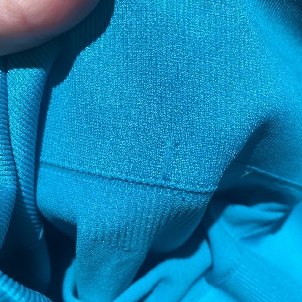 GYMSHARK seamless teal cutout leggings - Picture 6 of 7